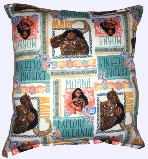  Details about  Moana Pillow New Disney MOANA 2016 Movie Pillow Handmade In USA Moana 