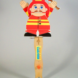 Wooden Puppet- Fireman