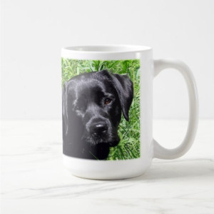 Black Lab Mug 7SJ - Labrador Mug - Black Lab Gifts - Labrador Gifts - Lab Dog - Lab Mom - Labrador Retriever - Black Dog Art - Black Lab Art