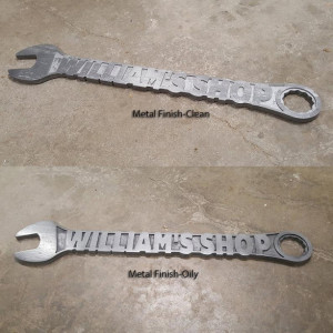 Wood Custom Wrench Sign (24 Inch), Multiple Finishes, Personalized