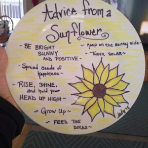 "Advice from a Sunflower"