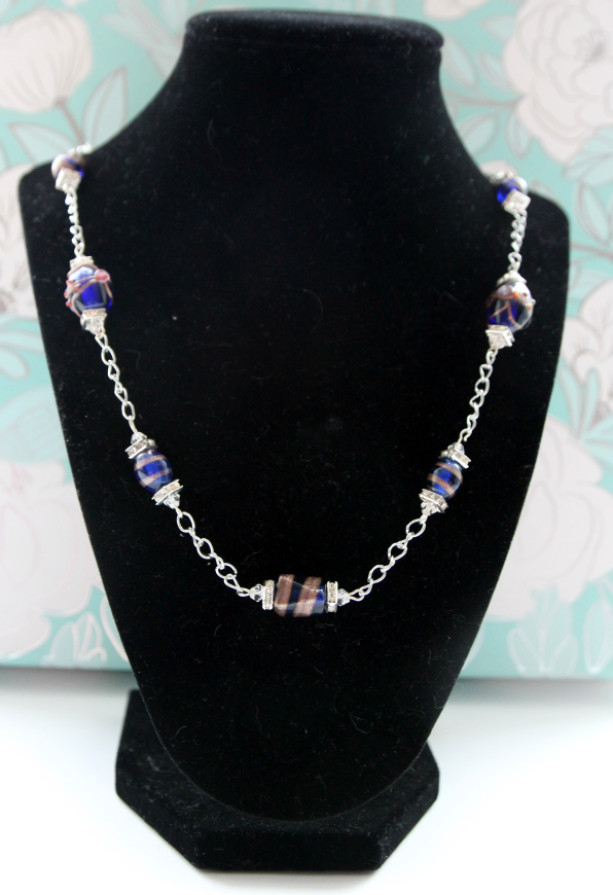 Blue Bead necklace