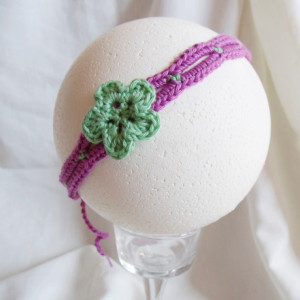 Tie-on Crochet Headband