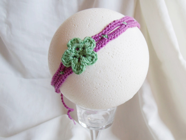 Tie-on Crochet Headband