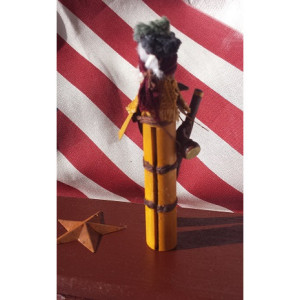 Handmade Mini American Frontiersman w/Accessories Gift Set