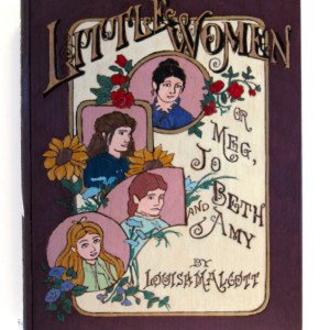 Little Women hideaway book box.  Beautiful, unique and hand decorated.
