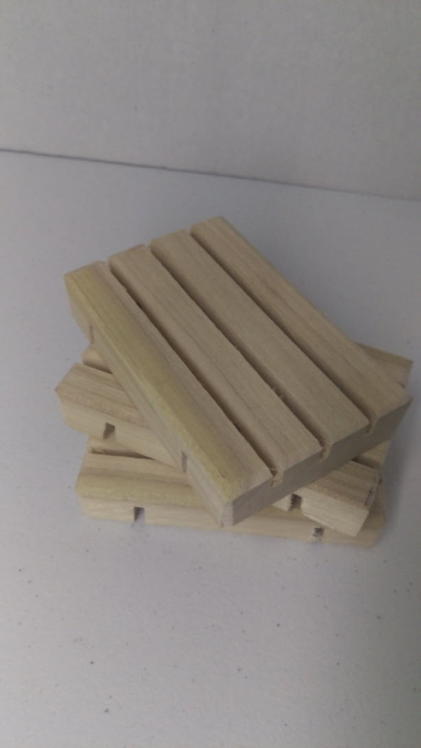 100 Wooden Poplar  Soap Dishes Wholsale