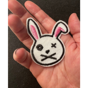 Tiny Tina Borderlands Inspired Bunny Snugglebites Sexopants Gamer Cosplay Iron On Applique’ Patch