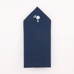 Pocket Square - Navy - SC Embroidery