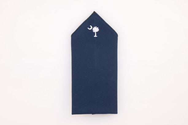 Pocket Square - Navy - SC Embroidery