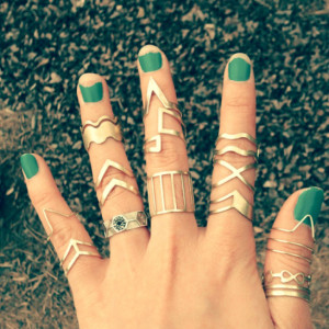 Double Chevron Ring_Adjustable Ring_Double Chedron Ring_Cage Ring_Handmade Ring_Triangle Ring
