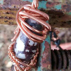 Copper Wrapped Pendant