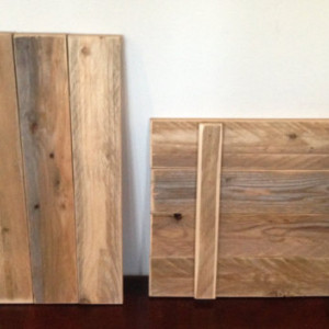 Re-pourposed plank panels