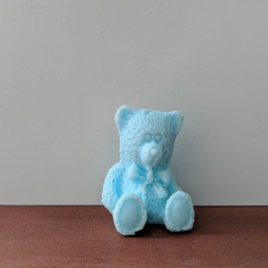 Teddy Bear Decorative Soap - set of 8 - Blue