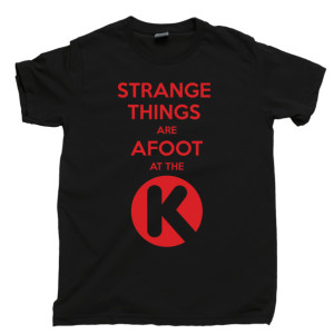 Bill And Ted Men's T Shirt, Strange Things Are Afoot At The Circle K Bill & Ted's Excellent Adventure Movie Unisex Cotton Tee Shirt