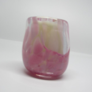Vanilla Pink Hand Poured Handmade Glass Candle