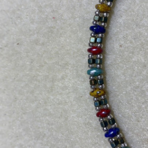 Handmade crystal beaded bracelet