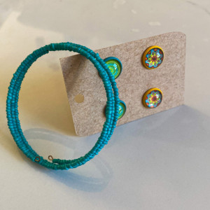 Mandala Earring + Bracelet Set 