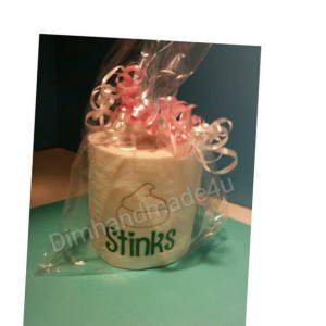 Poop stinks Embroidered Toilet paper. Great gift! Comes gift wrapped!