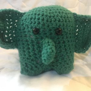 Crocheted Elephant (5 1/2")