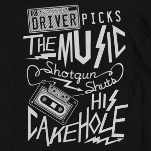 Supernatural "Driver Picks the Music" Canvas Tote