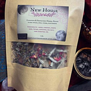 New House Floor Sweep / House Cleansing and Protection /Organic Dried Flowers, Herbs, Ritual Herbs, Floor Sweep, House Blessings