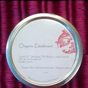 Organic Deodorant - Lavender & Tea Tree (Aluminum Free)