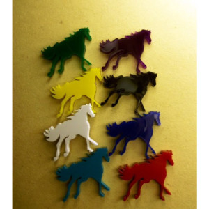  horse charms, laser cut charms,holographic charms,