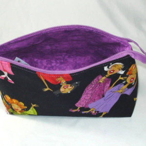 Loralie Designs - CHURCH LADIES - Sing It Sister Cosmetic Bag, Bridesmaid Gift, Holiday Gift, Toiletry Bag, Pencil Case, Travel Bag