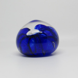 Deep Royal Blue Galaxy - Handmade Glass-Paperweight
