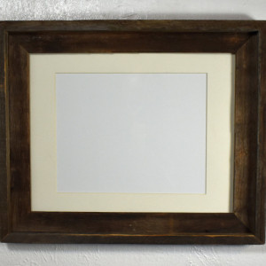 Picture frame 8x10 off white mat 8x12, 8.5x11, 9x12 or custom mat