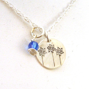 Child Advocacy Pinwheels Necklace for Child Abuse Awareness