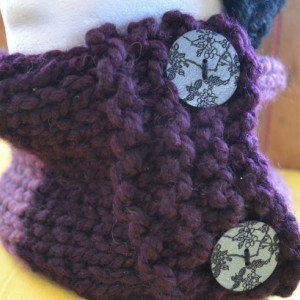 Chunky Button Cowl