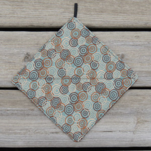 Two Insulated Quilted Pot Holder Hotpad Kitchen Trivet