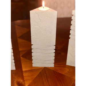Fifth Element Stone Candle Holder