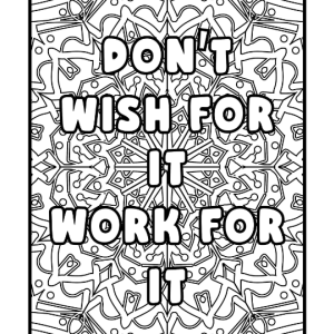 209 Motivational and Inspirational Coloring Pages