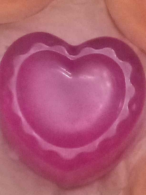 Lavender Heart Glycerin Soap 3 bars