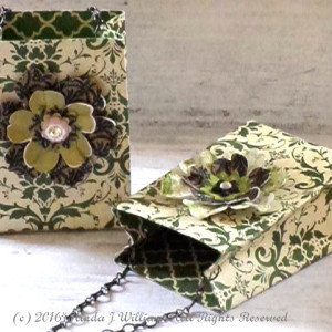 Handmade Mini Gift Bags - Kiwi