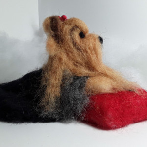 Felted Wool Yorkshire Terrier