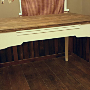Hand crafted kitchen table. country table. Rustic table.
