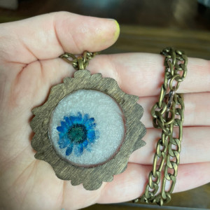 Flower Eyeball Necklace