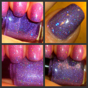 Color Changing Thermal Nail Polish - "Echo" - Temperature Changing-Custom Blended Polish/Lacquer - 0.5 oz Full Sized Bottle