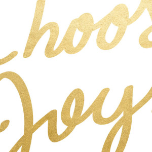 Choose Joy  | Inspirational Art Print | Gold Lettering | Office Decor | Joy Art Print | Encouragement Quote | Minimalist Poster | Motivation