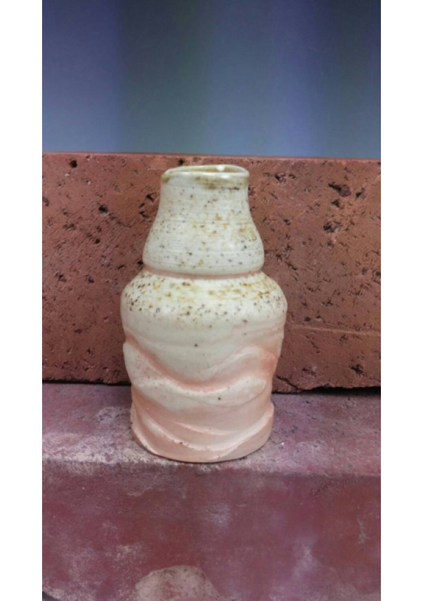 Wood Fired Pottery Bottle or Vase