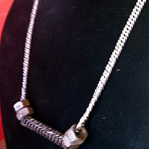 Hardware Necklace, Industrial Jewelry, Repurposed Hardware, Unisex Jewelry
