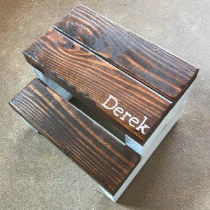 Personalized Rustic Segmented Kids Step Stool / Toddler Step Stool / Wooden Step Stool / Rustic Step Stool / Kitchen Step Stool / Step Stool