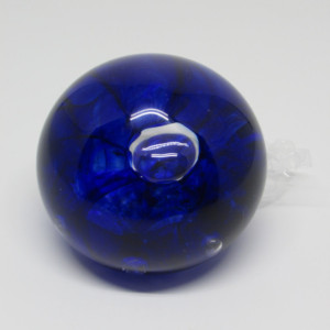 Deep Royal Blue Galaxy - Handmade Glass-Paperweight