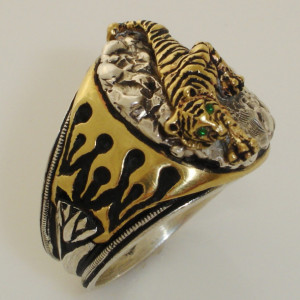 Bengal Tiger Flame ring