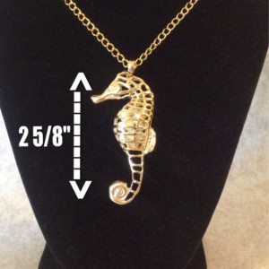 Seahorse Gold Necklace