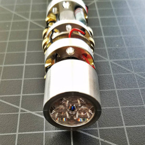 Electron Lightsaber Crystal Chamber 1.0, for Graflex 2.0 or FX led Lightsaber